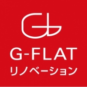 リノベーション会社「G-FLAT株式会社」ロゴ