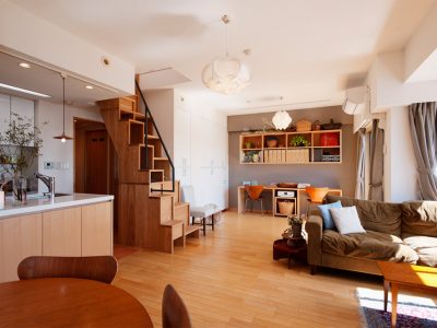 「スタイル工房」のマンションリノベーション事例「こだわりの家具や内装が光る理想の家で、家族との楽しい時間を」