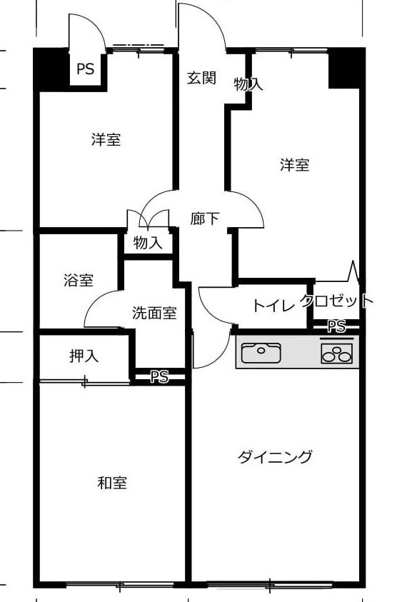 開放感いっぱいの55平米リノベ セパレートキッチンでゆとりの暮らしに マンションリノベーション事例 リノベりす