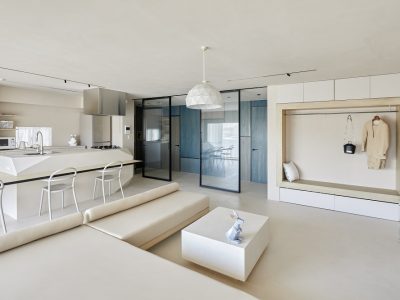 「KULABO(クラボ)」のマンションリノベーション事例「好きな素材とオーダー家具でつくる、洗練されたシンプル空間。デザインが際立つマンションリノベ」