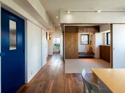 「水雅(すいが)」のマンションリノベーション事例「フラット床のすっきりした住まいで、家事も軽やかにこなせるリノベーション」