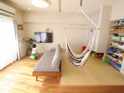 「湘南リフォーム」のマンションリノベーション事例「広がりを感じる、オープンな間取りと回遊動線。戸建てからマンションへの住み替えリノベーション」