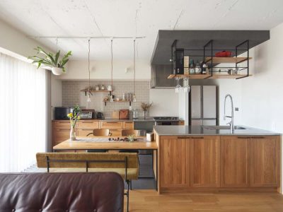「インテリックス空間設計」のマンションリノベーション事例「決め手は眺望の良さ。こだわりのキッチンで料理とお酒を楽しめる家へリノベーション」