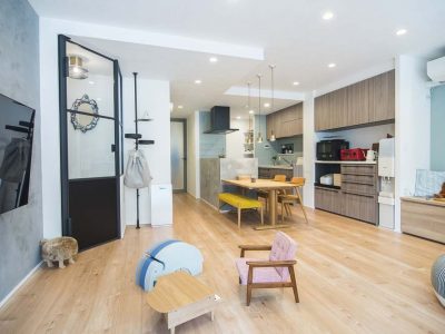 「マイリノbyグローバルベイス」のマンションリノベーション事例「オーダーメイド家具ですっきり快適な住まいへ。在宅ワークの工夫も取り入れたマンションリノベ」