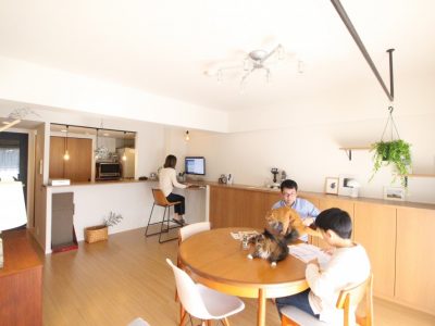 「湘南リフォーム」のマンションリノベーション事例「機能的なワークスペースと収納。生活の変化に合わせた自宅リノベーション」