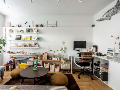 「EcoDeco(エコデコ)」のマンションリノベーション事例「飾って楽しむ可変性ある住まい。子ども部屋は成長した子どもと一緒に考えるマンションリノベ」