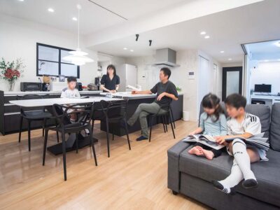 「マイリノbyグローバルベイス」のリノベーション事例「LDKを経由して子ども部屋に向かうプランに。リノベーションを選択肢に入れたことで理想の住まいを実現」