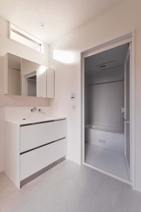 戸建リノベーション　スタイル工房　洗面台　ミラタップ