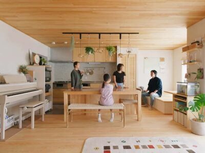 「夢工房」のリノベーション事例「自然素材が心地よい住まい。フリールームと回遊動線がくらしにフィットするフルリノベーション」