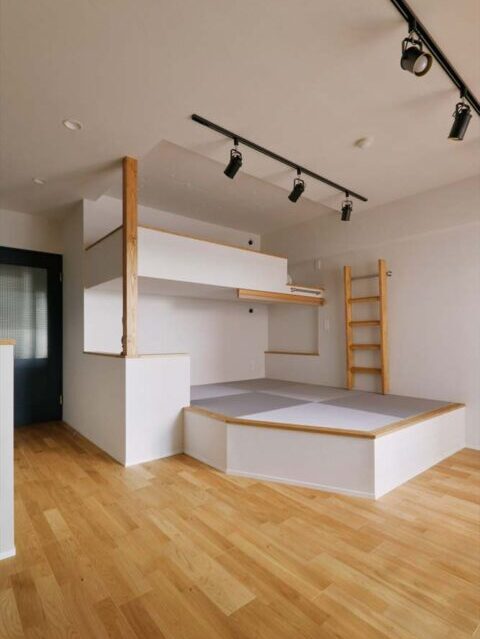 マンションリノベーション　スタイル工房　小上がり　畳　ロフト