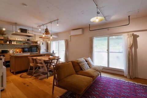 マンションリノベーション、ゼロリノベ、一室多灯、ペンダント照明、室内干し