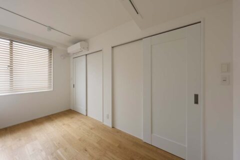 マンションリノベーション、インテリックス空間設計、寝室、子ども部屋、分割
