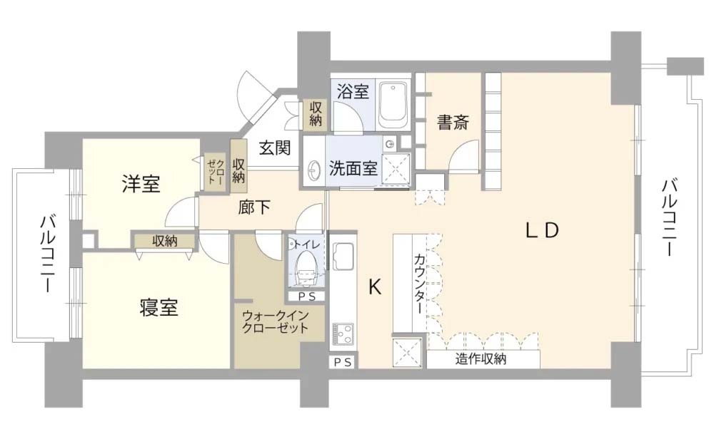 リノベーション後の間取り