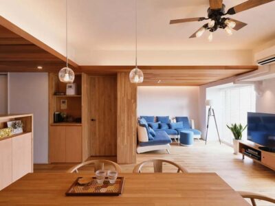 「夢工房」のマンションリノベーション事例「家族の変化をきっかけに30年住んだ家をリノベーション。ふたりでくらす大人のカリフォルニアスタイル」