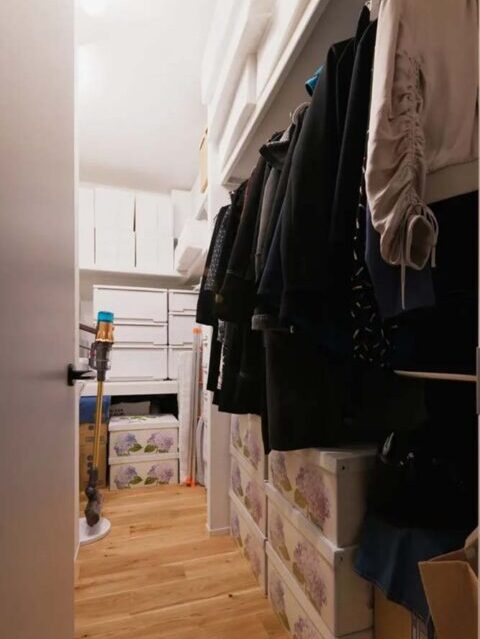 マンションリノベーション、夢工房、WIC、衣類収納、寝室