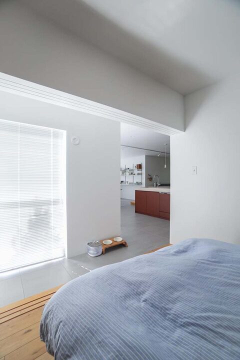 マンションリノベーション、nu(エヌ・ユー)リノベーション、引き込み戸、縁側、土間風