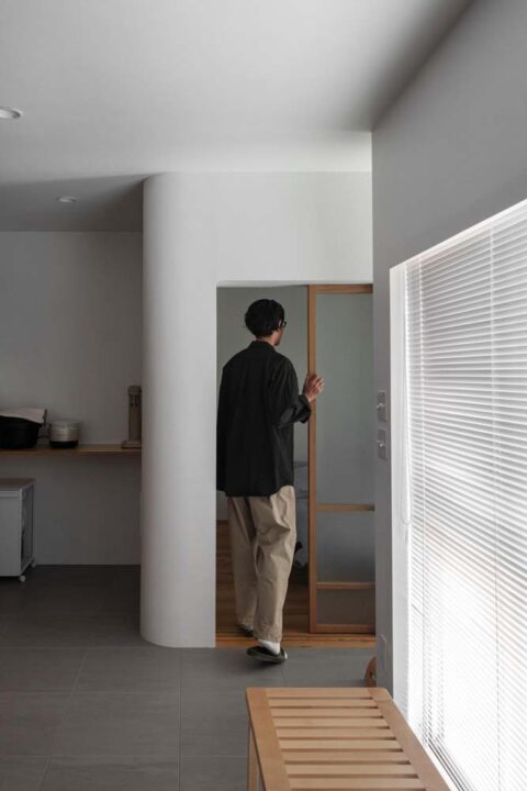 マンションリノベーション、nu(エヌ・ユー)リノベーション、造作引き戸、引き込み戸、和風