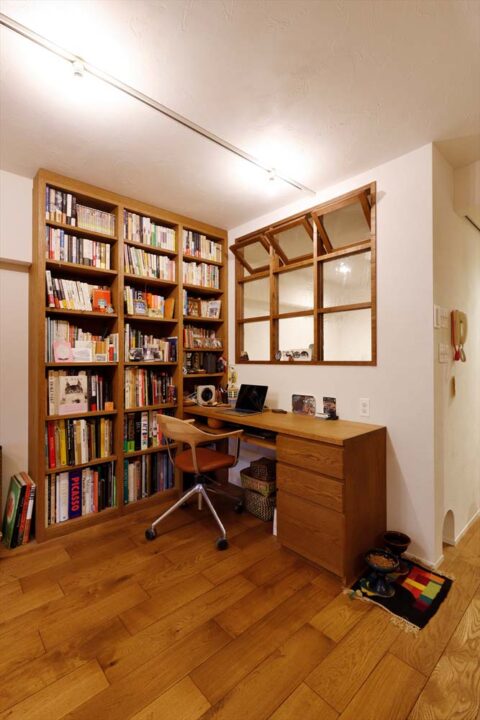 マンションリノベーション スタイル工房 ワークスペース 猫トンネル