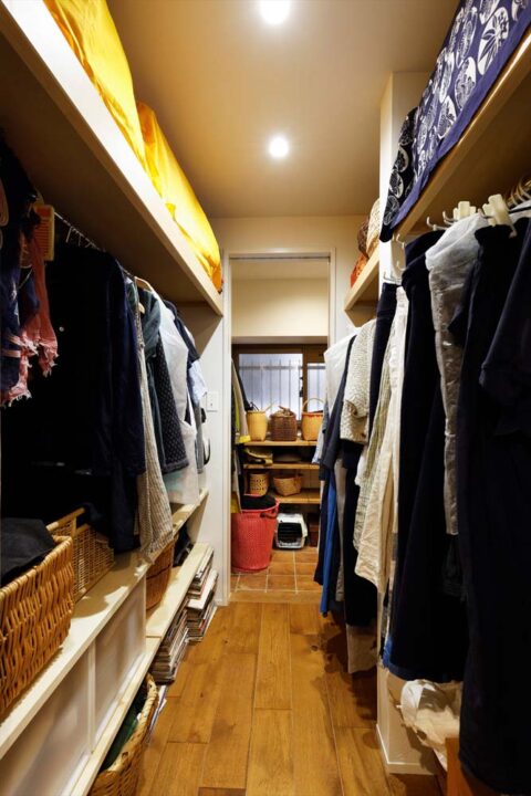 マンションリノベーション スタイル工房 ウォークインクローゼット ウォークスルー式