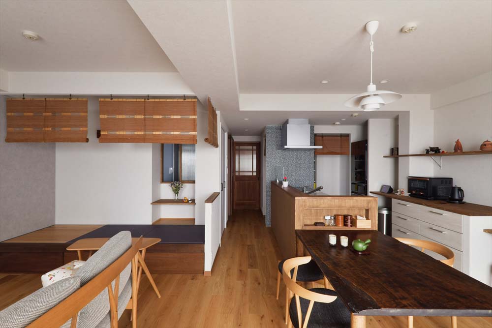 リノベーション事例「実家の面影を宿した懐かしくて新しい住まい。収納量アップと風通しも実現」