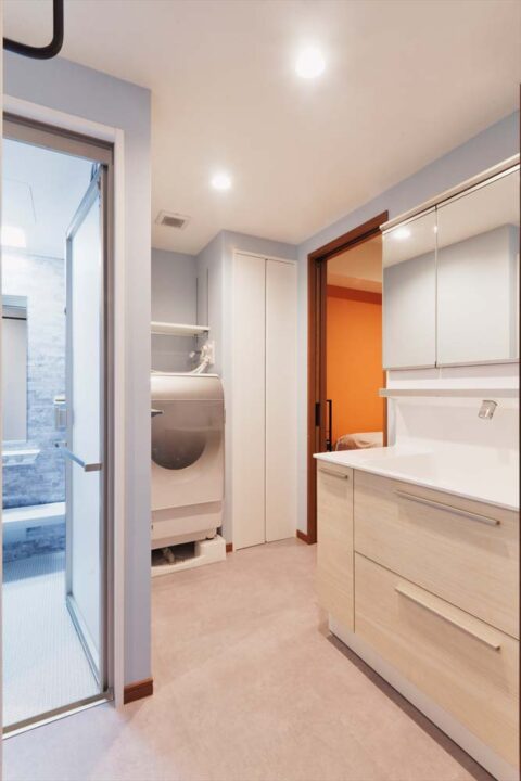 マンションリノベーション　スタイル工房　洗面台　TOTO