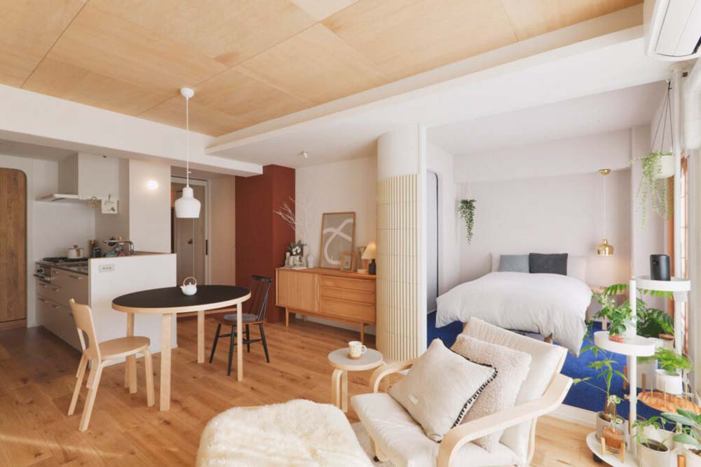 リノベーション事例「アアルトに魅せられた建築士が自邸をリノベ。思い描いた理想の空間を実現！」