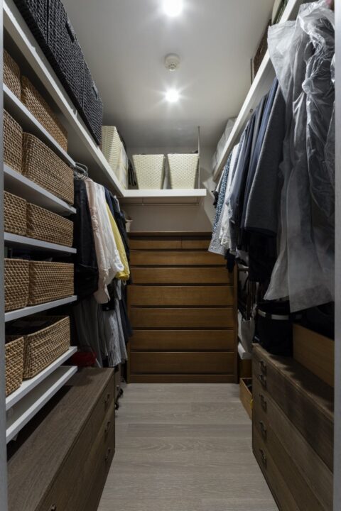 マンションリノベーション、Renomama(リノまま)、WIC、可動棚、ハンガーパイプ