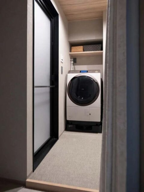 マンションリノベーション、ゼロリノベ、脱衣室、ランドリールーム、洗面脱衣分割