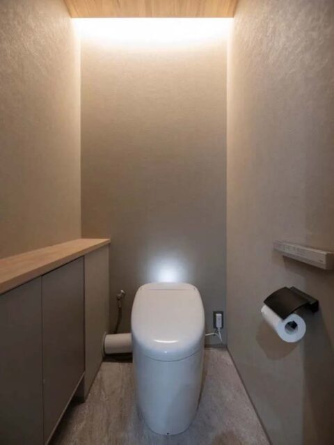 マンションリノベーション、ゼロリノベ、間接照明、タンクレストイレ、ホテルライク