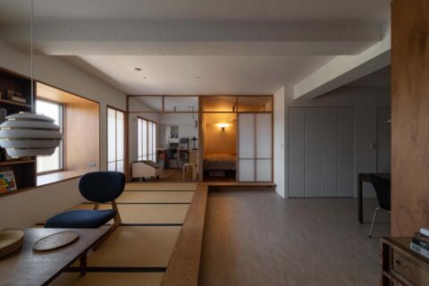 マンションリノベーション、nu(エヌ・ユー)リノベーション、畳スペース、小上がり、障子