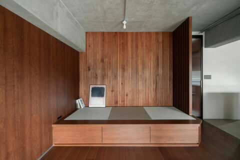 マンションリノベーション、株式会社Standard、リブパネル、小上がり、床下収納