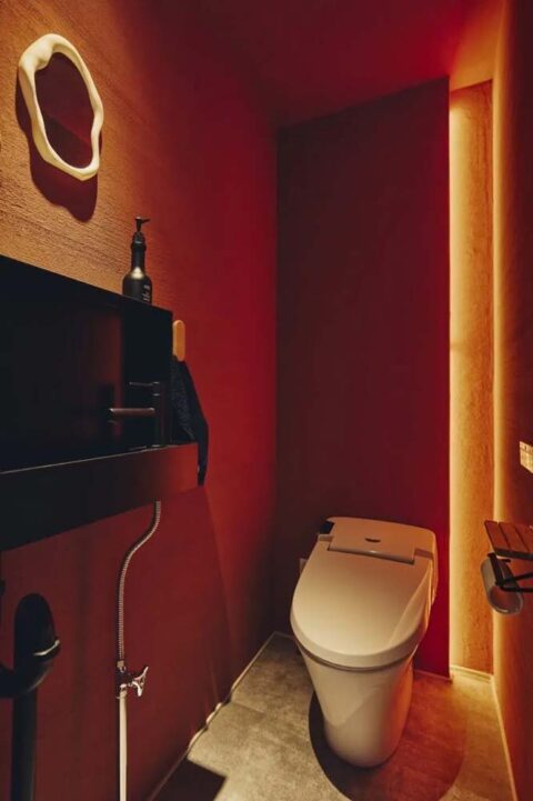 マンションリノベーション、SHUKEN Re(シュウケンアールイー)、間接照明、珪藻土、洞窟