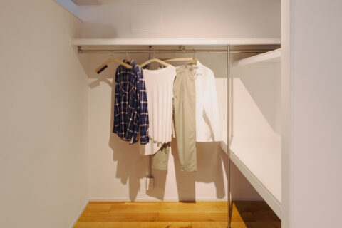 マンションリノベーション、株式会社Standard、WIC、ファミリークローゼット、身支度動線