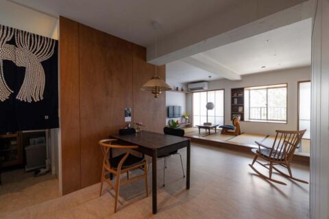 マンションリノベーション、nu(エヌ・ユー)リノベーション、ダイニング、パントリー、北欧家具
