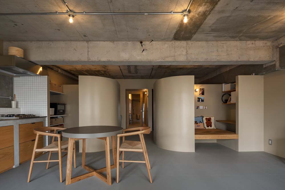 リノベーション事例「アール壁で美しく印象的に。機能性とデザイン性を両立したワンルームリノベ」