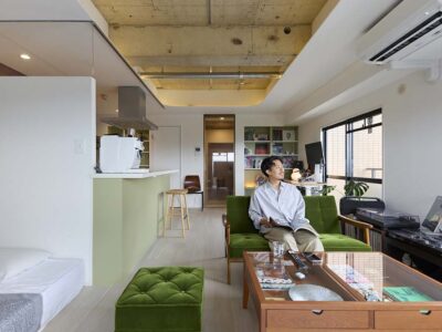 「マイリノbyグローバルベイス」の「シェアハウスから「MY空間」へ。ミッドセンチュリーテイストのワンルームリノベ」