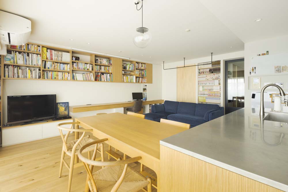 リノベーション事例「動線＆収納に配慮したリノベで家事効率がアップ。家族の時間を楽しめる住まいに」