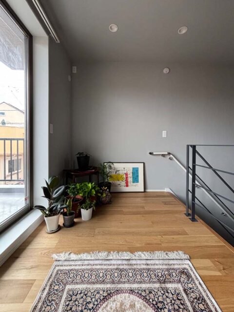 戸建てリノベーション、錬(れん)、バルコニー、吹き抜け、採光