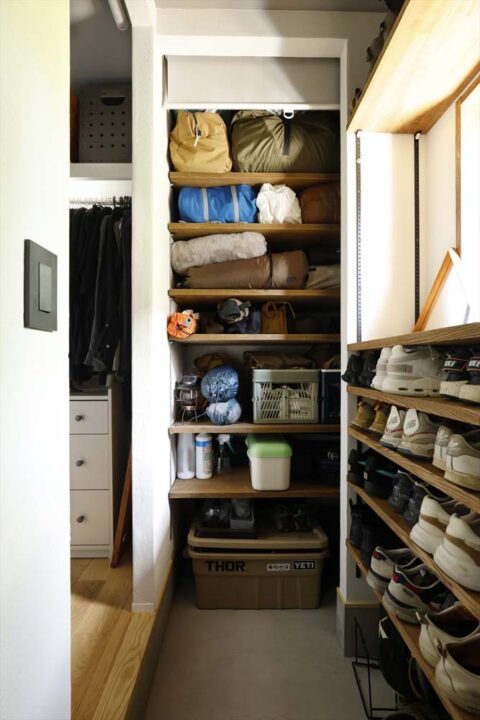 戸建リノベーション、スタイル工房、土間収納、玄関