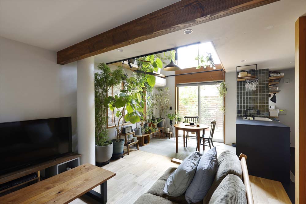 リノベーション事例「「植物ファースト」の住まいを物件探し＋リノベのワンストップで実現」