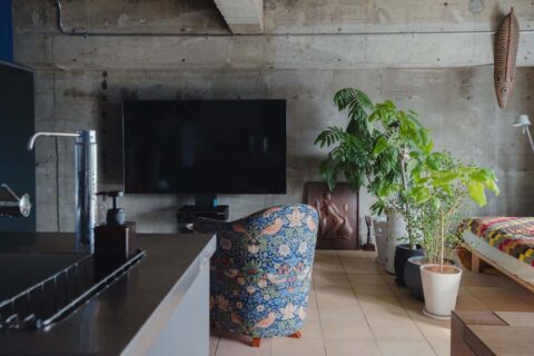 マンションリノベーション、アズ建設、躯体現し、コンクリート、ヴィンテージ