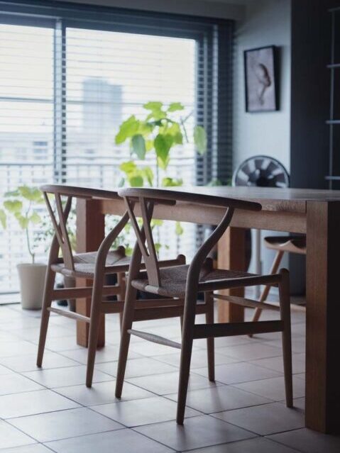 マンションリノベーション、アズ建設、テラコッタ、北欧、ブラインド