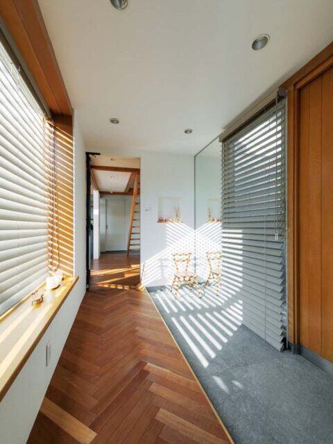 戸建てリノベーション、One's Life Home、ヘリンボーン、動線、ブラインド