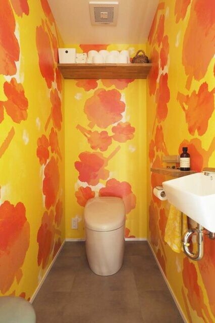 マンションリノベーション、空間社、コラージュ、オリジナル壁紙、手形足形