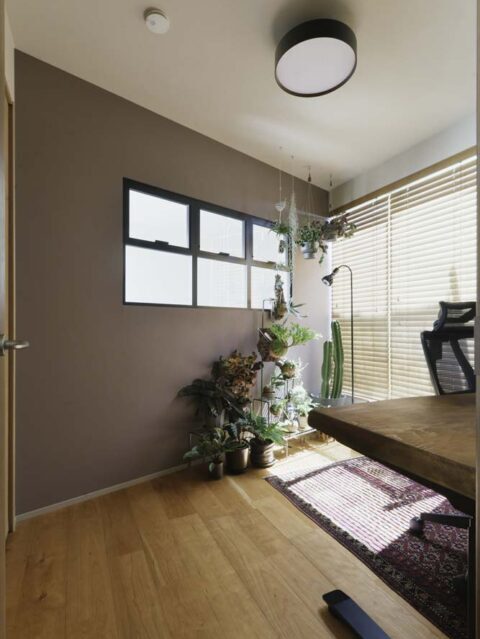 戸建リノベーション、スタイル工房、妻の部屋、室内窓