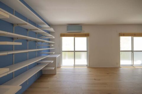 マンションリノベーション、吉永建築デザインスタジオ、掃き出し窓、ワンルーム、キャットウォーク