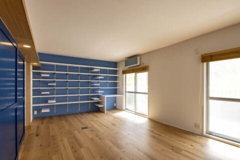 マンションリノベーション、吉永建築デザインスタジオ、アクセントウォール、ダウンライト、キャアトウォーク