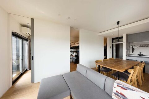 マンションリノベーション、インテリックス空間設計、子ども部屋、通風、採光