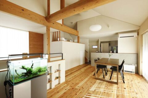 戸建リノベーション、スタイル工房、キッチン、タイル壁
