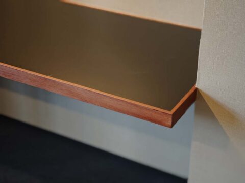 マンションリノベーション、アズ建設、造作デスク、レトロ、ワークスペース